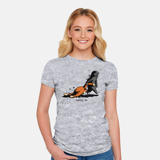 Carry On-Womens-Fitted-Tee-fanfabio