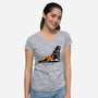 Carry On-Womens-V-Neck-Tee-fanfabio