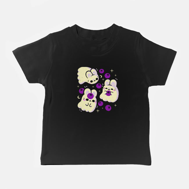 Cute Bunny Ghosts-Baby-Basic-Tee-xMorfina