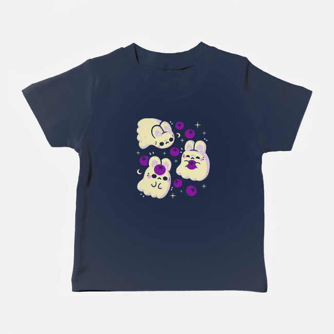 Cute Bunny Ghosts-Baby-Basic-Tee-xMorfina