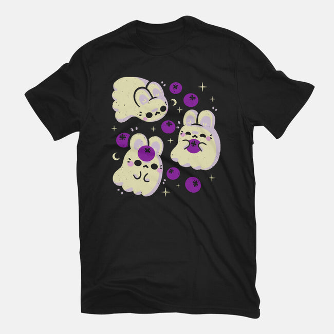 Cute Bunny Ghosts-Unisex-Basic-Tee-xMorfina