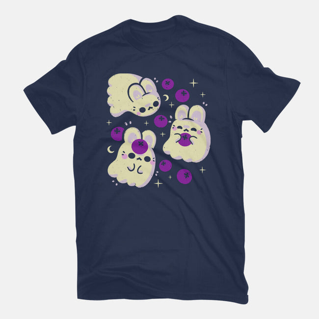 Cute Bunny Ghosts-Unisex-Basic-Tee-xMorfina