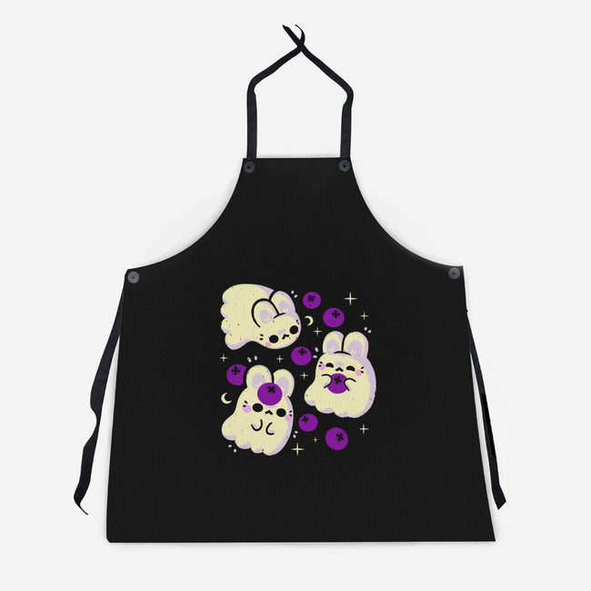 Cute Bunny Ghosts-Unisex-Kitchen-Apron-xMorfina