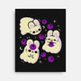 Cute Bunny Ghosts-None-Stretched-Canvas-xMorfina