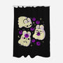 Cute Bunny Ghosts-None-Polyester-Shower Curtain-xMorfina