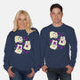 Cute Bunny Ghosts-Unisex-Crew Neck-Sweatshirt-xMorfina