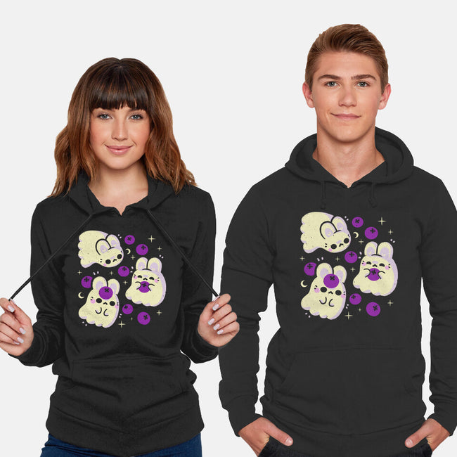 Cute Bunny Ghosts-Unisex-Pullover-Sweatshirt-xMorfina