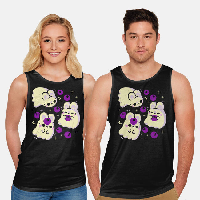 Cute Bunny Ghosts-Unisex-Basic-Tank-xMorfina