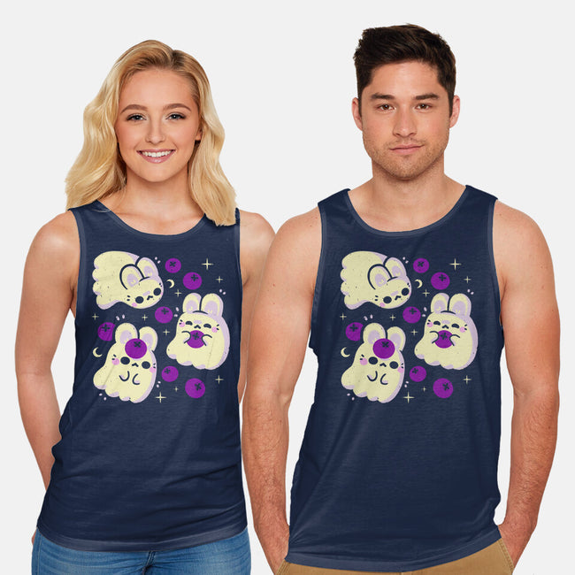 Cute Bunny Ghosts-Unisex-Basic-Tank-xMorfina