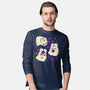 Cute Bunny Ghosts-Mens-Long Sleeved-Tee-xMorfina