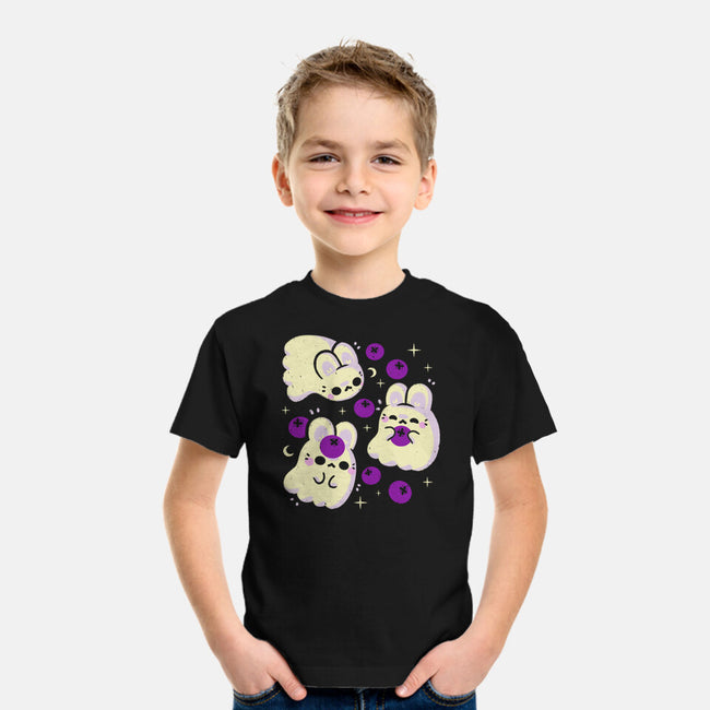 Cute Bunny Ghosts-Youth-Basic-Tee-xMorfina