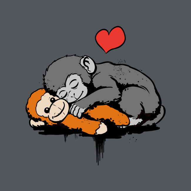 Monkey Hug-Unisex-Kitchen-Apron-fanfabio