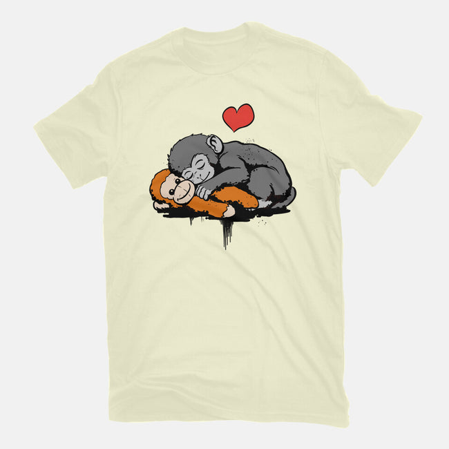 Monkey Hug-Mens-Premium-Tee-fanfabio