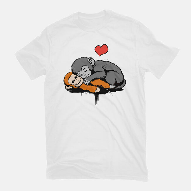 Monkey Hug-Mens-Premium-Tee-fanfabio