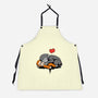 Monkey Hug-Unisex-Kitchen-Apron-fanfabio