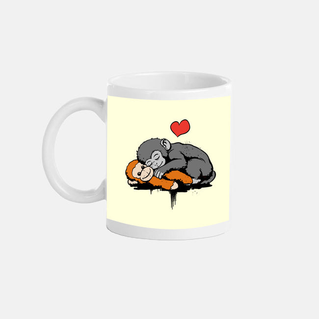 Monkey Hug-None-Mug-Drinkware-fanfabio