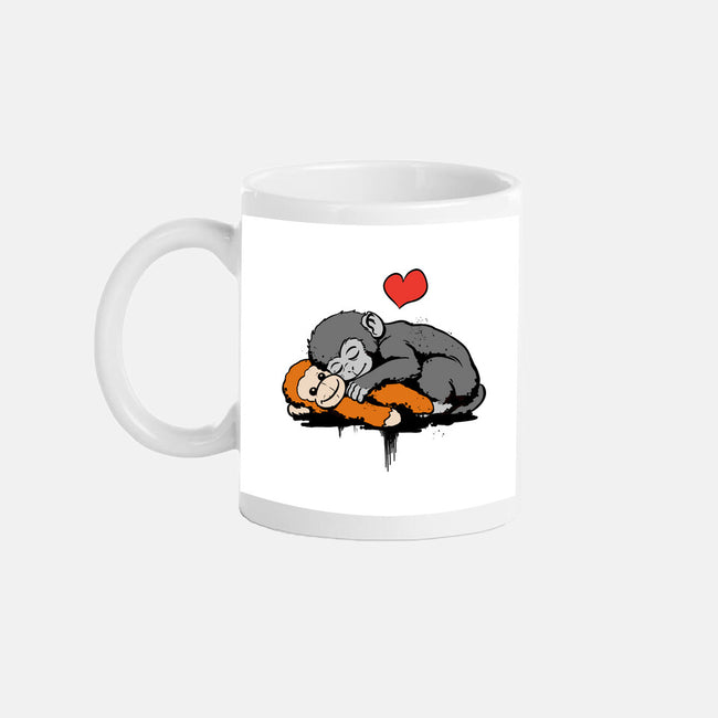 Monkey Hug-None-Mug-Drinkware-fanfabio