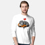 Monkey Hug-Mens-Long Sleeved-Tee-fanfabio