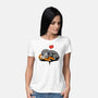 Monkey Hug-Womens-Basic-Tee-fanfabio
