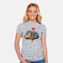 Monkey Hug-Womens-Fitted-Tee-fanfabio