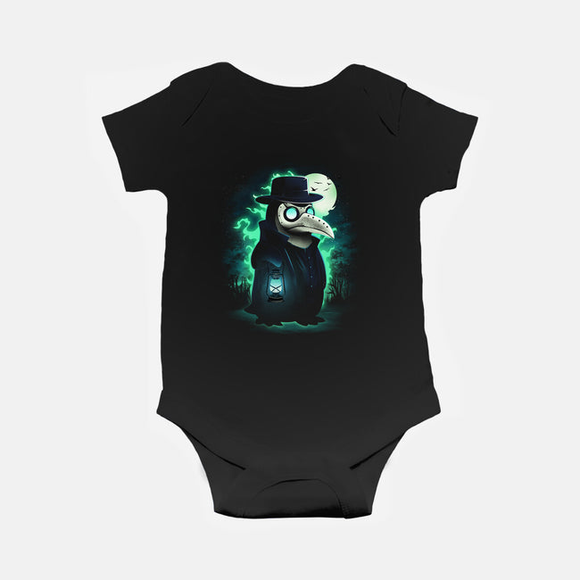Antarctic Plague Doctor-Baby-Basic-Onesie-dandingeroz