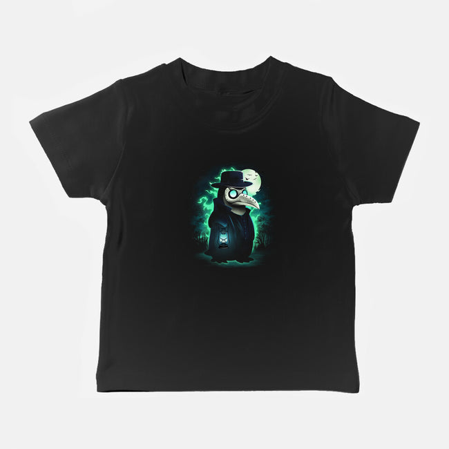 Antarctic Plague Doctor-Baby-Basic-Tee-dandingeroz