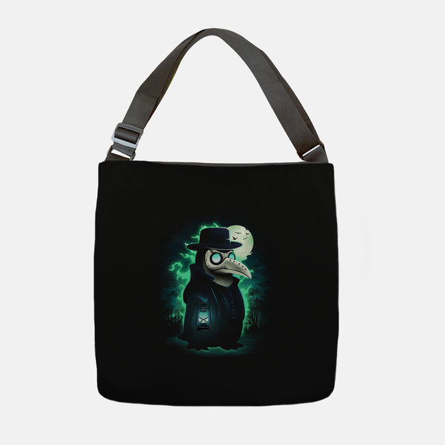 Antarctic Plague Doctor-None-Adjustable Tote-Bag-dandingeroz