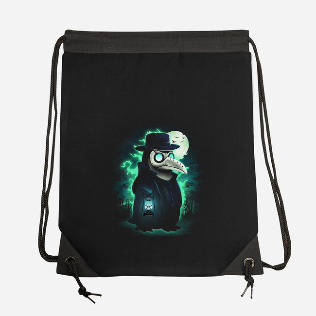 Antarctic Plague Doctor-None-Drawstring-Bag-dandingeroz