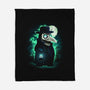 Antarctic Plague Doctor-None-Fleece-Blanket-dandingeroz
