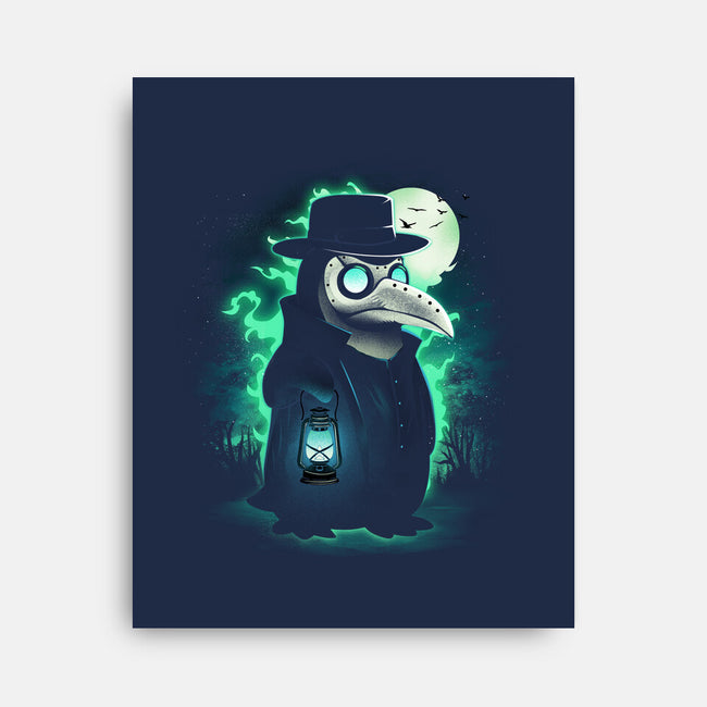 Antarctic Plague Doctor-None-Stretched-Canvas-dandingeroz