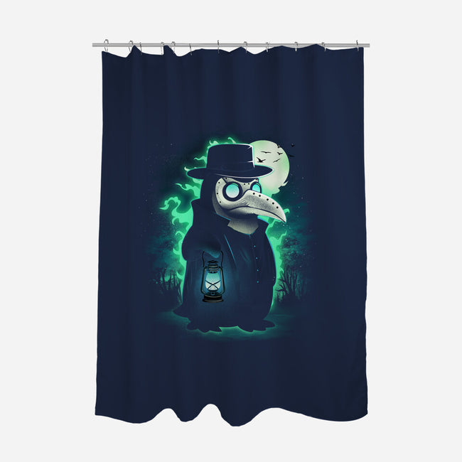 Antarctic Plague Doctor-None-Polyester-Shower Curtain-dandingeroz