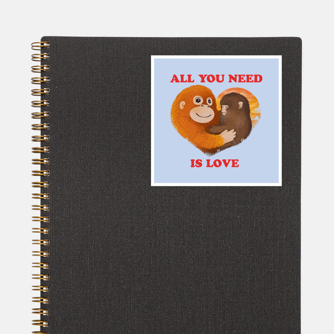 All You Need Is Luv-None-Glossy-Sticker-dandingeroz