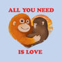All You Need Is Luv-Womens-Basic-Tee-dandingeroz