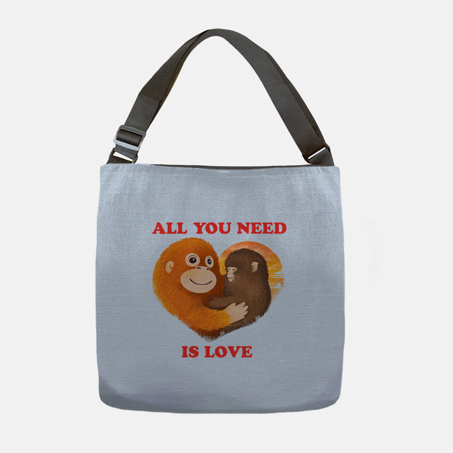 All You Need Is Luv-None-Adjustable Tote-Bag-dandingeroz