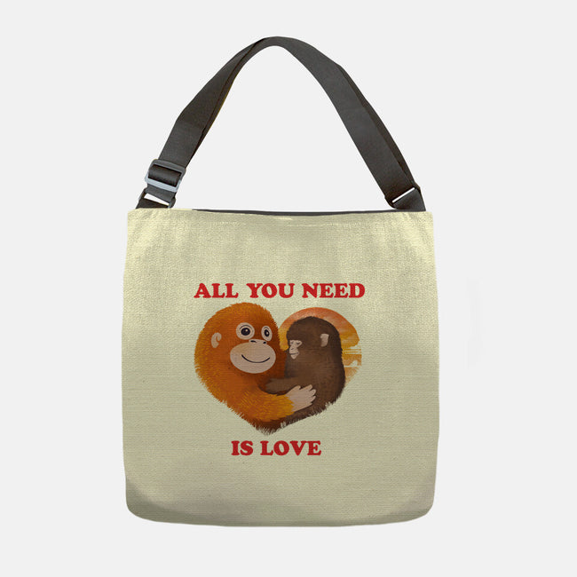 All You Need Is Luv-None-Adjustable Tote-Bag-dandingeroz