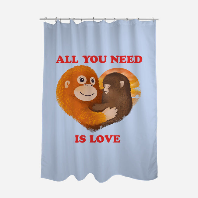All You Need Is Luv-None-Polyester-Shower Curtain-dandingeroz