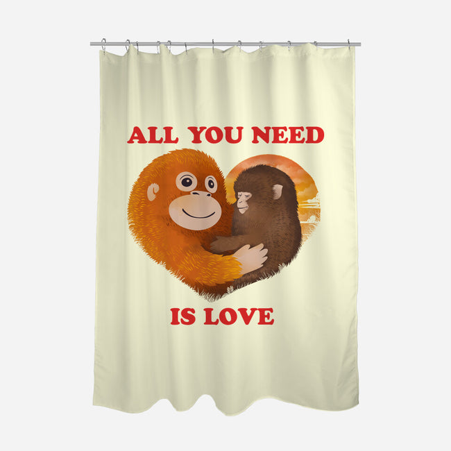 All You Need Is Luv-None-Polyester-Shower Curtain-dandingeroz