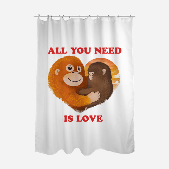 All You Need Is Luv-None-Polyester-Shower Curtain-dandingeroz
