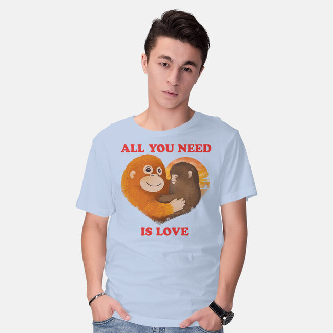 All You Need Is Luv-Mens-Basic-Tee-dandingeroz