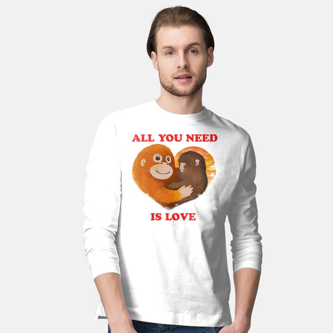 All You Need Is Luv-Mens-Long Sleeved-Tee-dandingeroz