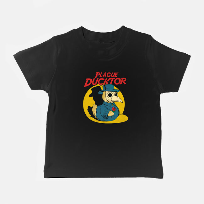 The Plague Ducktor-Baby-Basic-Tee-dandingeroz