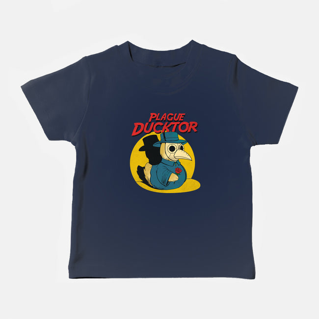 The Plague Ducktor-Baby-Basic-Tee-dandingeroz
