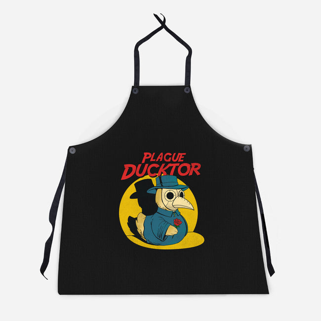 The Plague Ducktor-Unisex-Kitchen-Apron-dandingeroz