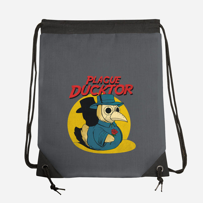 The Plague Ducktor-None-Drawstring-Bag-dandingeroz