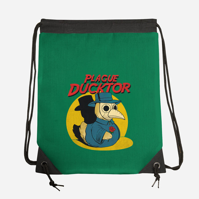 The Plague Ducktor-None-Drawstring-Bag-dandingeroz