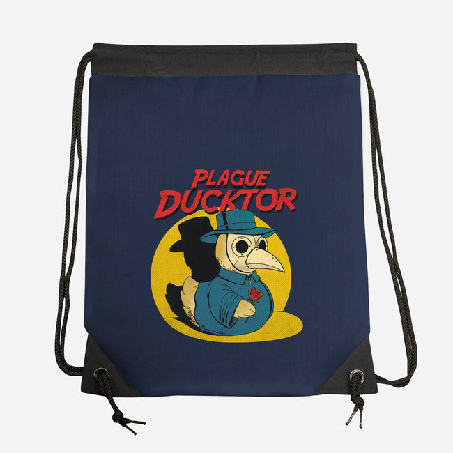 The Plague Ducktor-None-Drawstring-Bag-dandingeroz