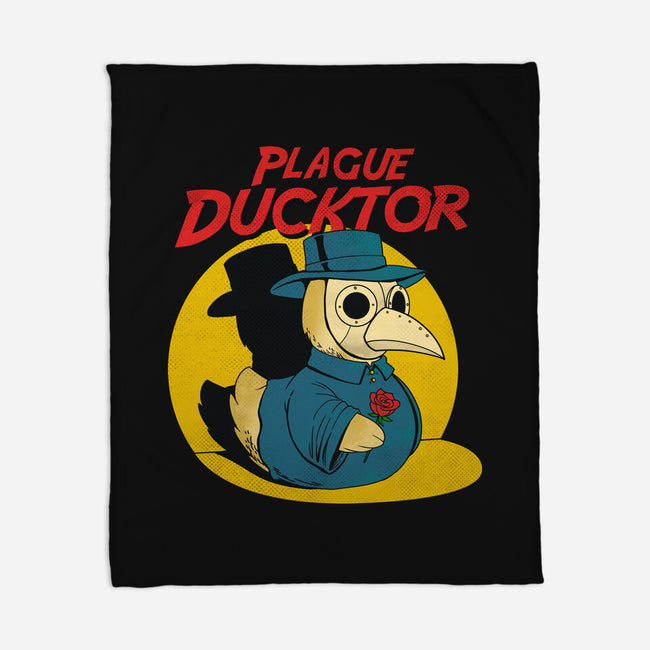 The Plague Ducktor-None-Fleece-Blanket-dandingeroz