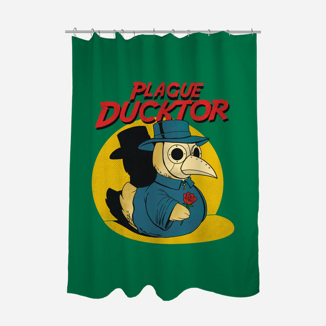 The Plague Ducktor-None-Polyester-Shower Curtain-dandingeroz