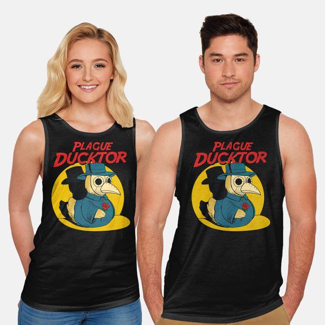 The Plague Ducktor-Unisex-Basic-Tank-dandingeroz