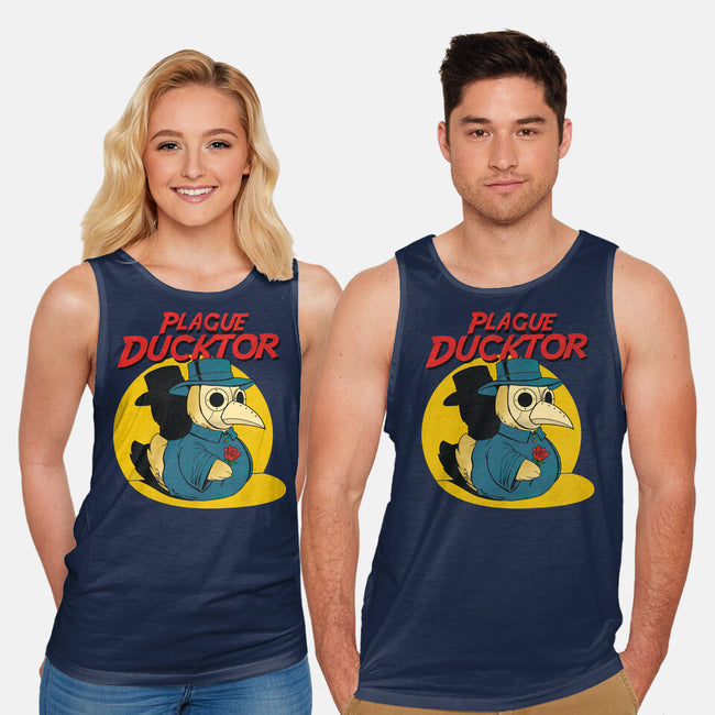 The Plague Ducktor-Unisex-Basic-Tank-dandingeroz